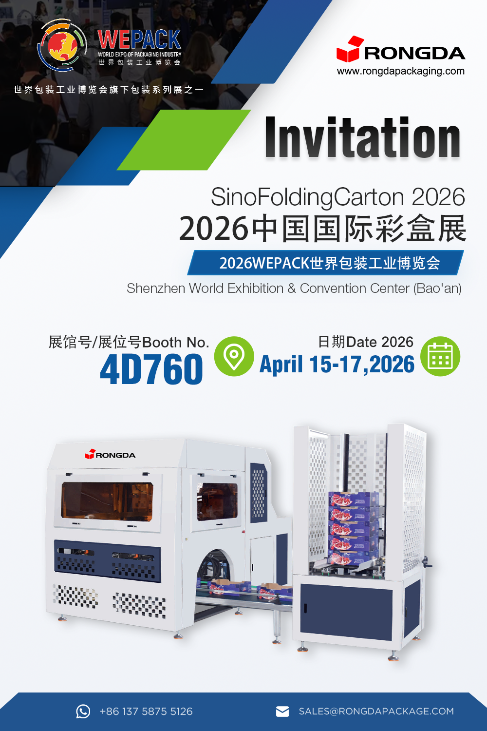 Rongda vás srdečne pozýva na WEPACK 2026!